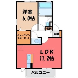 エスポワール ルナ Cの物件間取画像